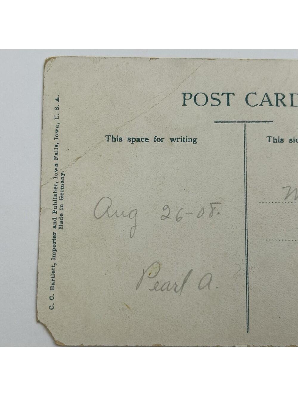 1908 Postcard Iowa Falls IA Ellsworth College Birds Eye View SE Old Main Tower - Picture 13 of 16